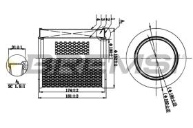 Bremsi FA1260 - BRAKE PADS