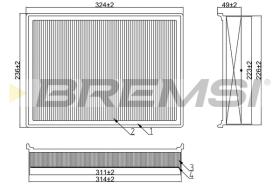 Bremsi FA1343 - BRAKE PADS