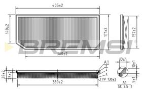 Bremsi FA1345 - BRAKE PADS