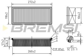 Bremsi FA1353 - BRAKE PADS