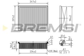 Bremsi FA1360 - BRAKE PADS