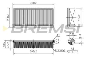 Bremsi FA1369 - BRAKE PADS