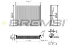 Bremsi FA1385 - BRAKE PADS