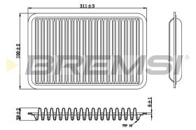 Bremsi FA1393 - BRAKE PADS