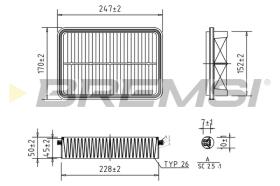 Bremsi FA1406 - BRAKE PADS