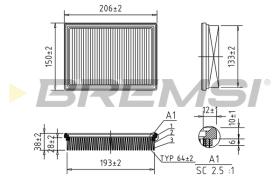 Bremsi FA1407 - BRAKE PADS