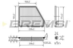 Bremsi FA1572 - BRAKE PADS