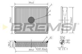 Bremsi FA1592 - BRAKE PADS