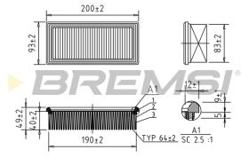 Bremsi FA1594 - BRAKE PADS