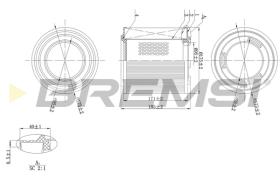 Bremsi FA1596 - BRAKE PADS