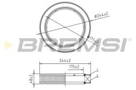 Bremsi FA1599 - BRAKE PADS