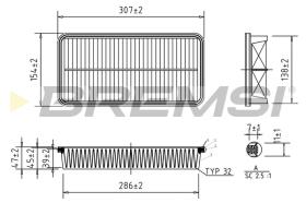 Bremsi FA1601 - BRAKE PADS