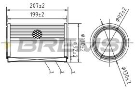 Bremsi FA1608 - BRAKE PADS