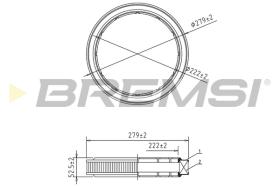 Bremsi FA1610 - BRAKE PADS