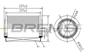 Bremsi FA1612 - BRAKE PADS