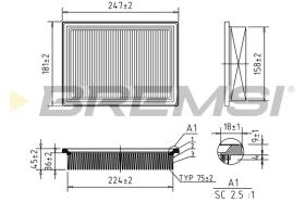 Bremsi FA1618 - BRAKE PADS