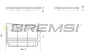 Bremsi FA1620 - BRAKE PADS