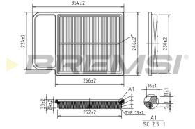 Bremsi FA1634 - BRAKE PADS