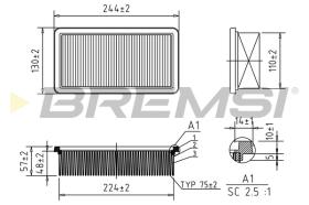 Bremsi FA1635 - BRAKE PADS