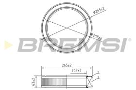 Bremsi FA1638 - BRAKE PADS