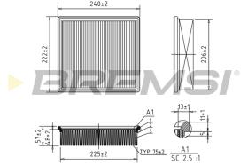 Bremsi FA1647 - BRAKE PADS