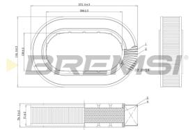 Bremsi FA1648 - BRAKE PADS