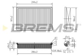 Bremsi FA1652 - BRAKE PADS