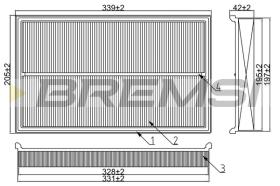 Bremsi FA1655 - BRAKE PADS