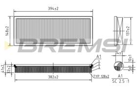 Bremsi FA1659 - BRAKE PADS