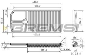 Bremsi FA1668 - BRAKE PADS