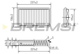 Bremsi FA1692 - BRAKE PADS