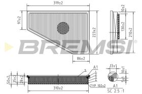 Bremsi FA1698 - BRAKE PADS