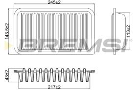 Bremsi FA1702 - BRAKE PADS