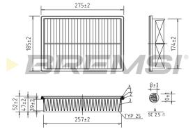 Bremsi FA1703 - BRAKE PADS