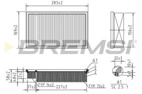 Bremsi FA1704 - BRAKE PADS