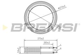 Bremsi FA2003 - BRAKE PADS