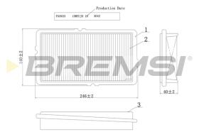 Bremsi FA2023 - BRAKE PADS