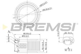 Bremsi FA2033 - BRAKE PADS