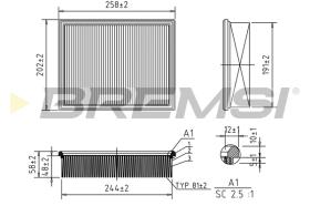 Bremsi FA2040 - BRAKE PADS