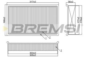 Bremsi FA2042 - BRAKE PADS