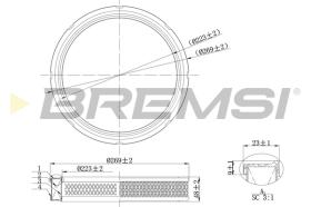 Bremsi FA2081 - BRAKE PADS