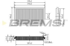 Bremsi FA2085 - BRAKE PADS