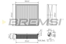 Bremsi FA2090 - BRAKE PADS