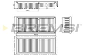 Bremsi FA2096 - BRAKE PADS