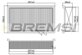 Bremsi FA2099 - BRAKE PADS