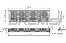 Bremsi FA2107 - BRAKE PADS