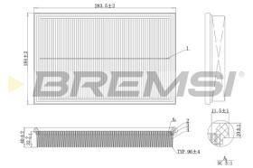 Bremsi FA2120 - BRAKE PADS