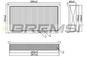 Bremsi FA2151 - BRAKE PADS