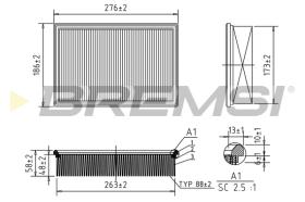 Bremsi FA2154 - BRAKE PADS