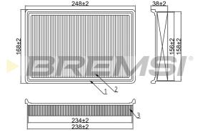 Bremsi FA2162 - BRAKE PADS